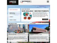 Tablet Screenshot of bayferrox.us